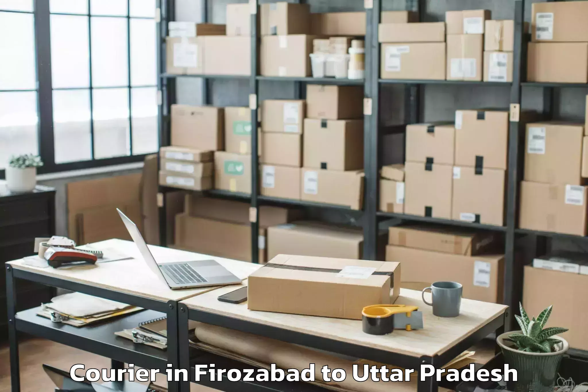 Top Firozabad to Bharwari Courier Available